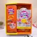 Creative mini fridge blind box set cute kids pretend play toy miniature toy ball - Orange Mini Fridge Set / Orange