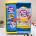 Creative mini fridge blind box toy set cute children play house miniature refrigerator toy - Blue Mini Fridge Set / Blue