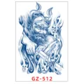 Adesivo per tatuaggio temporaneo impermeabile al succo vegetale con design tradizionale Zhong Kui - GZ-512