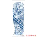 Herbal juice semi-permanent full arm temporary tattoo sticker with hourglass and roses. - GZQB-49