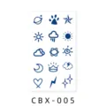Herb temporary tattoo sticker sheet cute small animal plant patterns waterproof long lasting - CBX-005
