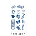 Herbal temporary tattoo sticker cute small pattern variant design waterproof body art decoration - CBX-006
