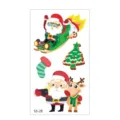Waterproof cartoon Christmas temporary tattoo sticker set for kids, safe and long-lasting. - SS-28