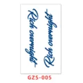 English letter juice herbal tattoo sticker semi-permanent waterproof arm temporary tattoo - GZS-05