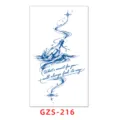 Pegatina de tatuaje temporal de zumo de hierbas, diseño de botella impermeable para el cuerpo. - GZS-216
