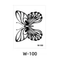 Waterproof temporary tattoo sticker butterfly design for men and women body art decor - Butterfly Shape Style (W-100)