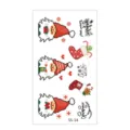 Christmas pixel style temporary tattoo sticker sheet for kids, waterproof and long-lasting. - SS-14