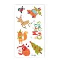 Christmas temporary tattoo stickers set for kids cute cartoon holiday waterproof decals - SS-20