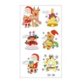 Christmas cartoon temporary tattoo stickers waterproof cute kids body art waterproof design set - SS-38