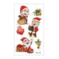Christmas temporary tattoo stickers set, waterproof cute cartoon holiday body art for kids - SS-32