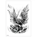 Pegatina de tatuaje temporal impermeable diseño de caballero guerrero de fantasía arte corporal - TH-563