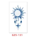 Juice semi-permanent waterproof tattoo sticker sun moon star design for clavicle wrist - GZS-131