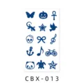 Herbal temporary tattoo sticker semi permanent cute waterproof small pattern sticker sheet - CBX-013