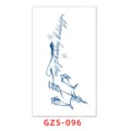 Adesivo per tatuaggio temporaneo al succo di erbe, design minimalista impermeabile. - GZS-096