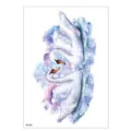 Watercolor swan temporary tattoo sticker waterproof body art sticker for kids and adults. - TH-261 / 148*210MM