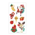 Christmas temporary tattoo stickers waterproof cute cartoon sticker set for kids holiday party decor - SS-15