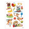 Waterproof cartoon animal temporary tattoo stickers sheet for kids summer beach party fun play - TH-378 / 148*210MM