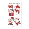 Christmas temporary waterproof cartoon tattoo stickers set for kids holiday party supplies. - SS-40