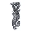 Adesivo tatuaggio drago impermeabile, grande design spalla petto per adulti e ragazzi. - QB-69