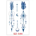 Adesivo per tatuaggio semipermanente impermeabile a base di piante freccia GZ-544 - GZ-544