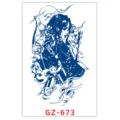 Autocollant de Tatouage Étanche au Jus Végétal Tatouage Temporaire Longue Durée Pro - GZ-673