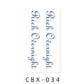Herbal tattoo sticker semi-permanent waterproof finger sticker English letters cute design - CBX-034