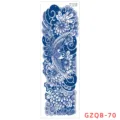 Herbal semi-permanent full arm tattoo sticker, waterproof Japanese crane flower sleeve design. - GZQB-70