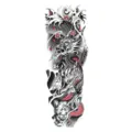 Tatuaggio temporaneo drago impermeabile, grande design stile giapponese arte corporea adulti. - TQB-166
