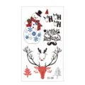 Christmas tattoo sticker variant, cute cartoon waterproof design for holiday decoration. - SS-08