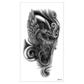 Adesivo per tatuaggio temporaneo impermeabile con elmo da cavaliere e design scuro. - Stile Elmo da Cavaliere (XQB-140)