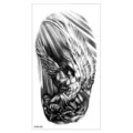 Tatouage autocollant impermeable bras demi manche ailes ange noir blanc art corporel decalque - XQB-393 / 11.4*21CM