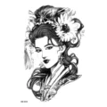 Autocollant de tatouage temporaire étanche de style chinois ancien pour bras corps - HB-181X