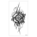 Adesivo per tatuaggio temporaneo rosa nera disegno schizzo variante impermeabile corpo arte - Stile Rosa Rampicante (XQB-156)