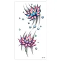 Adesivo per tatuaggio temporaneo loto impermeabile arte corporea modello XQB-149 - Stile Loto Sfumato (XQB-149)