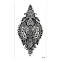 Adesivo per tatuaggio temporaneo mandala nero geometrico impermeabile body art - Stile Mandala Geometrico (XQB-153)