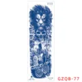 Herbal semi-permanent full arm temporary tattoo sticker with lion and spartan design. - GZQB-77