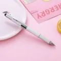Multipurpose tool pen with stylus ballpoint screwdriver and bubble level for office use and daily tasks - Silver