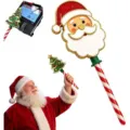 Christmas credit card wand 3D printed stylus festive payment card tap prop decoration - Santa Claus