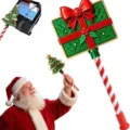Christmas credit card payment wand prop, 3D printed gift box design variant for holiday checkout. - Christmas Gift