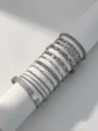 Stainless steel Roman numeral bracelet and Cuban chain jewelry combination set fashion - Bracelet Set