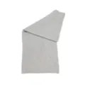 Écharpe en tricot gris clair pour femmes et hommes, accessoire mode d'hiver bien chaud. - Foulard / Vert Grisâtre