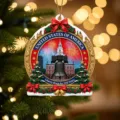 US 250th Anniversary Liberty Bell Christmas ornament holiday tree hanging decoration detail view - 10cm / Independence Day No.11 (Style 11)