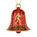 Christmas Bigfoot red hanging bell ornament, cute holiday tree decoration for festive party. - 10cm / Bigfoot Bell No.16 (Style 16)