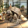 Exhibidor de acrílico tortuga vista detallada, decoración de escritorio perfecta y regalo festivo. - Estilo 11 / Altura 20cm con Base