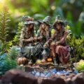 Acrylic fantasy witch garden stake outdoor plant pot decoration yard sign cute whimsical elf decor - Style 5