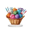 Cartoon yarn basket acrylic stand desk decoration room home decor cute craft ornament display - Style 5