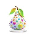 Colorful polka dot pear figurine acrylic stand home decor cute cartoon room decoration ornament - Style 14