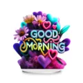 Cute cartoon acrylic table standing sign with good morning text, perfect home room decor. - Style 16
