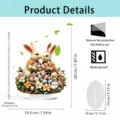 Cute Easter bunny acrylic standee decorative ornament desktop display gift size 20x19cm - 20cm / Style 7