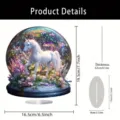 Acrylic unicorn standee magical night light ornament gift for home decor and holiday present - Unicorn / Style 3